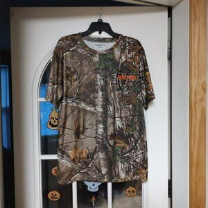 New Real Tree Camouflage Shirt Size Men's L